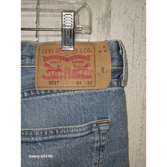 Levi's 501 Jeans 34x32 Straight Leg (36x31.5 Actual) - Picture 5 of 6